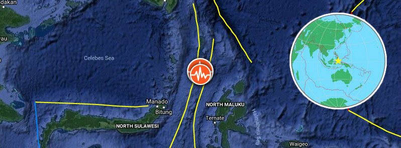 M6.6 earthquake, series of aftershocks hit Molucca Sea, Indonesia