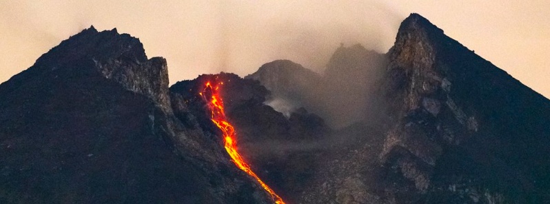 Volcanic activity intensifies at Mount Merapi, Indonesia