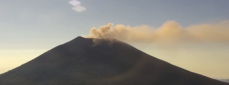Eruption at San Miguel (Chaparrastique) volcano, El Salvador