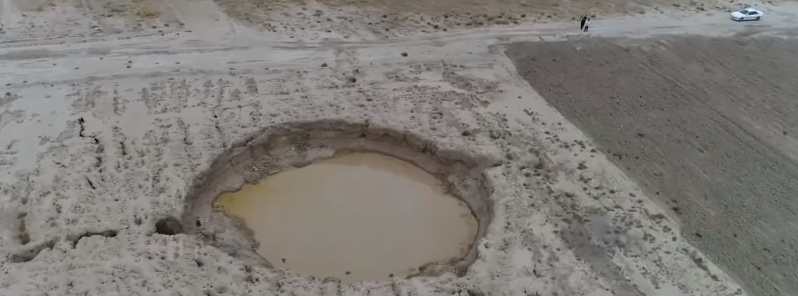 Large earth cracks and massive sinkholes opening across drought-hit Iran
