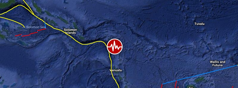 Strong and shallow M6.6 earthquake hits near the coast of Vanuatu