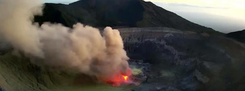 Eruption at Poas volcano forces closure of national park, Costa Rica