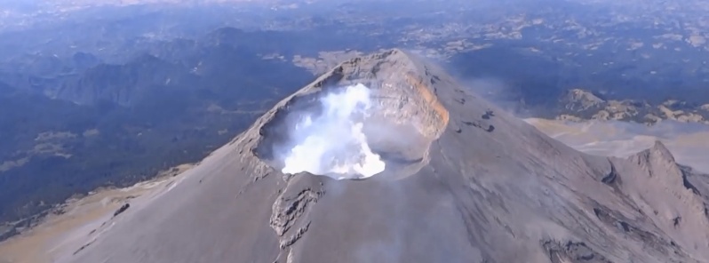 New lava dome forms on Popocatepetl volcano, Mexico