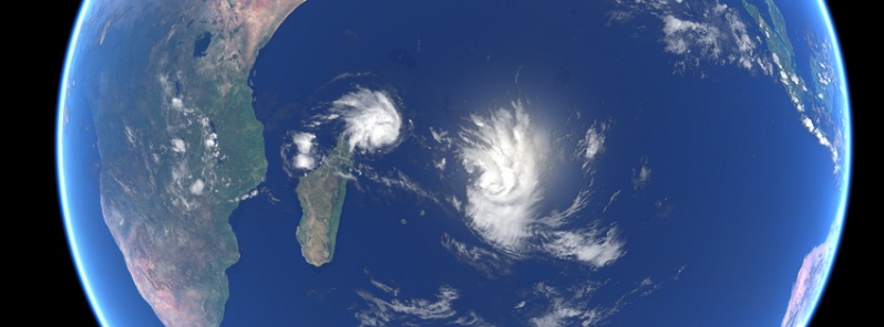 Two tropical cyclones form east of Madagascar – Gelena and Funani