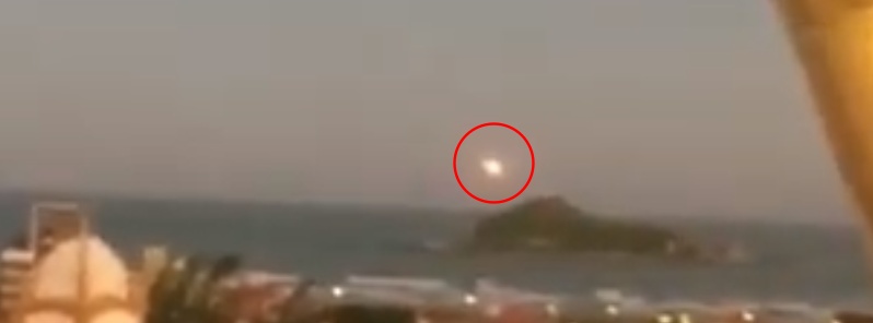 Big fireball over Florianópolis, Brazil