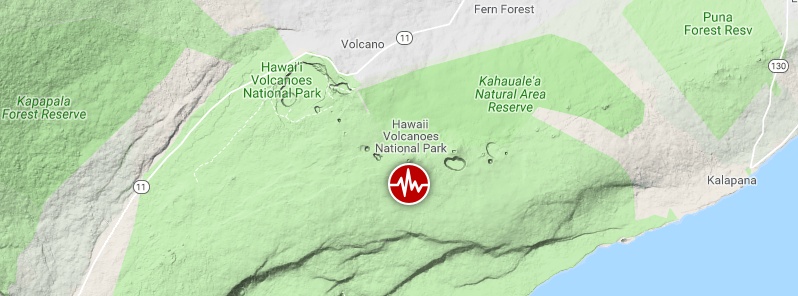 Shallow M5.5 earthquake hits near Kilauea volcano, Hawaii