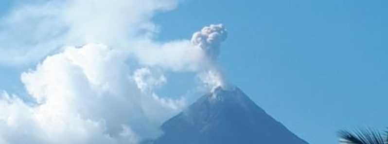 Three phreatic eruptions at Mayon volcano, Philippines
