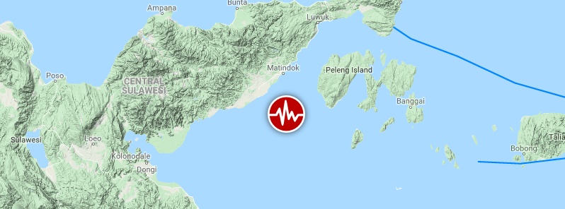 Strong and shallow M6.8 earthquake hits near the coast of Central Sulawesi, tsunami possible, Indonesia