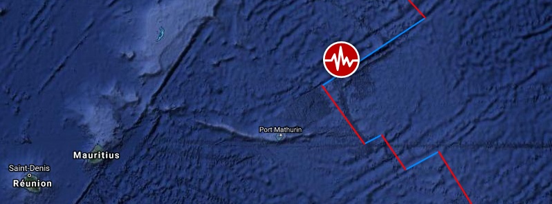 Strong and shallow M6.0 earthquake hits Mauritius – Reunion region, Indian Ocean