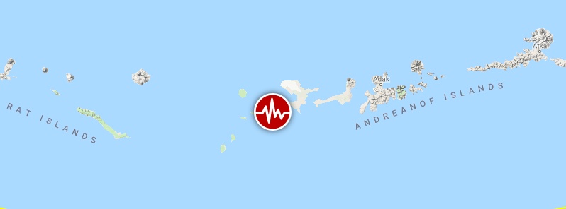 Shallow M6.1 earthquake hits Andreanof Islands, Alaska