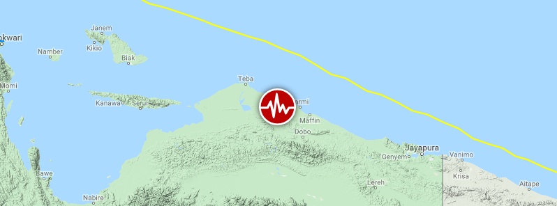 Strong and shallow M6.3 earthquake hits Papua, Indonesia