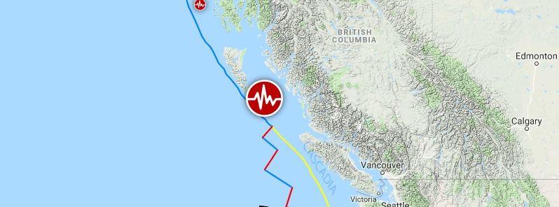 Strong and shallow M6.2 earthquake hits Haida Gwaii region, B.C., Canada