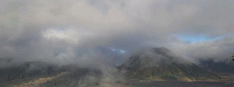Eruption at Mount Bromo, East Java, Indonesia