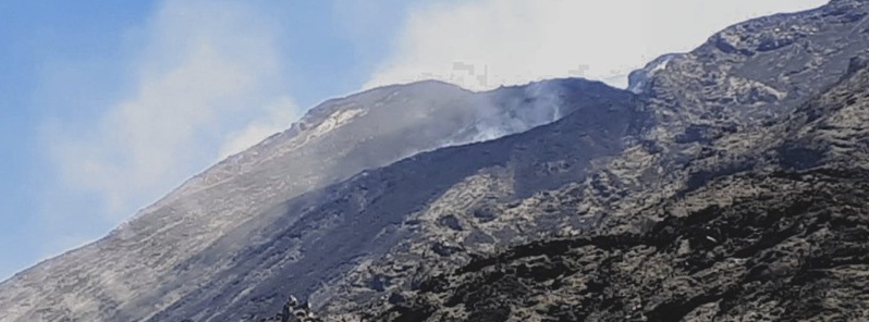 Intense eruptive activity continues at Stromboli volcano, Italy
