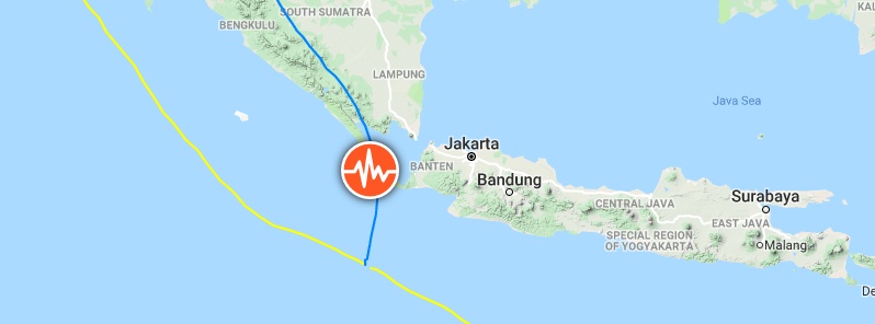Strong and shallow M7.4 earthquake hit near the coast of southwest Sumatra, Indonesia