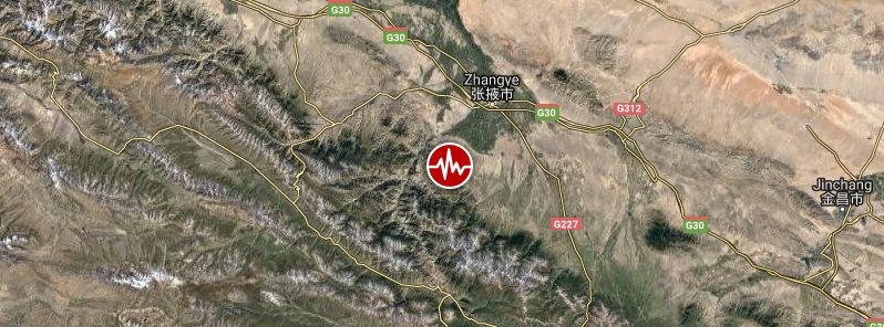 Shallow M5.1 earthquake hits Zhangye, China