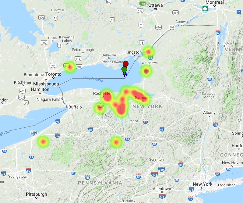 Bright fireball, loud boom reported over Lake Ontario, USA