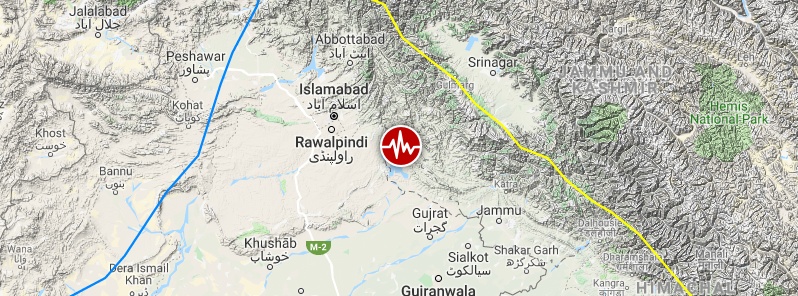 Strong and shallow M5.9 earthquake hits Pakistan – India border region