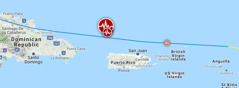 Strong and shallow M6.0 earthquake hits Mona Passage, Puerto Rico