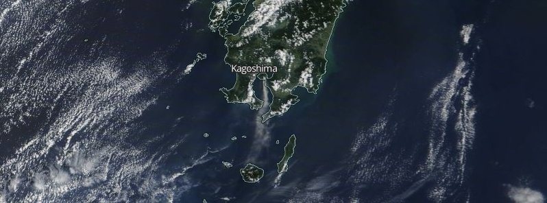 Strong explosion at Sakurajima volcano, Japan