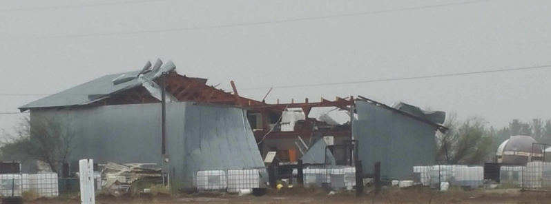 Rare tornado hits Willcox, Arizona