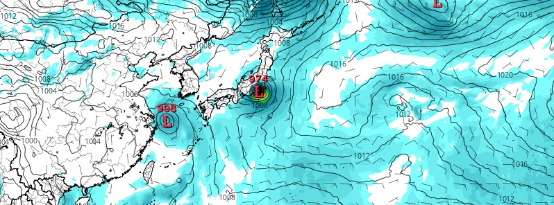 Typhoon “Faxai” underwent extreme rapid intensification, closing in on Tokyo, Japan