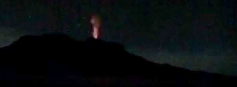 Rare explosion at Iztaccihuatl volcano, no known Holocene eruptions, Mexico