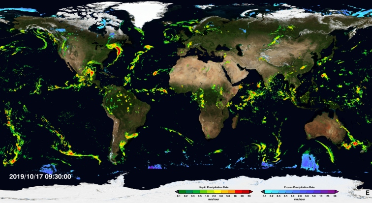 NASA presents nearly 20 years of global rain