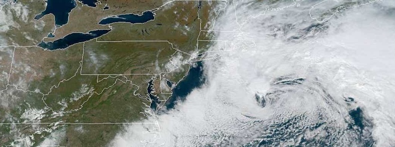 Slow-moving nor’easter affecting parts of the Northeast, anomalously cold air mass drops into the Central USA