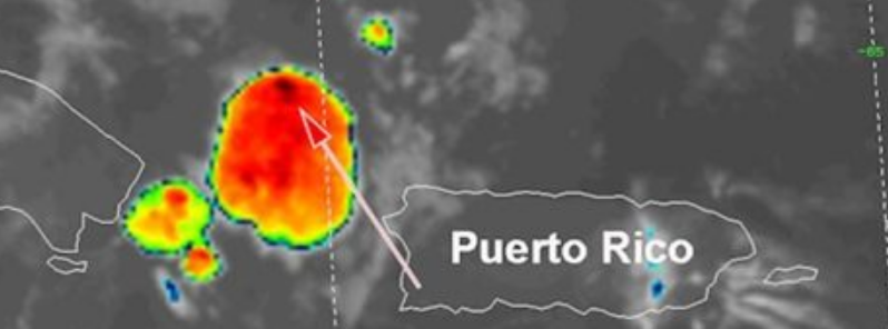 First example of ‘double Gigantic Jet’ captured over Puerto Rico