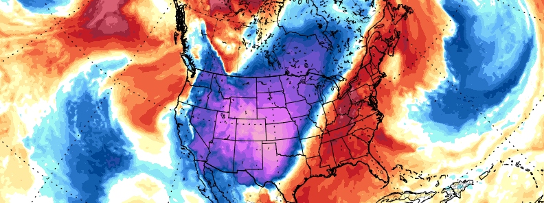 Surge of Arctic air brings record cold temperatures and widespread snow, USA