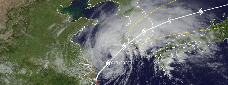 Typhoon “Mitag” about slam into South Korea, residents warned to take extra precautions against landslides and flooding