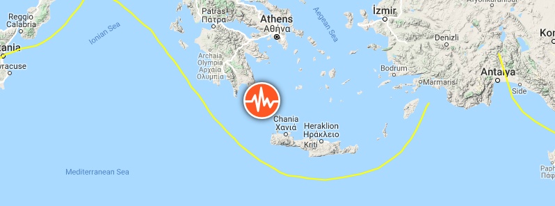 M6.1 earthquake hits near the coast of Crete, Greece