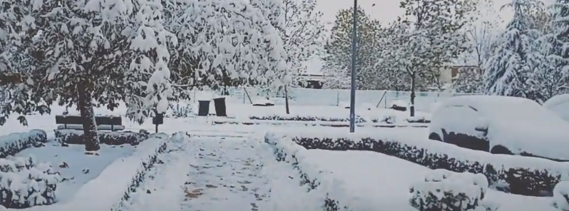Early season cold wave, snowfall hit Morocco