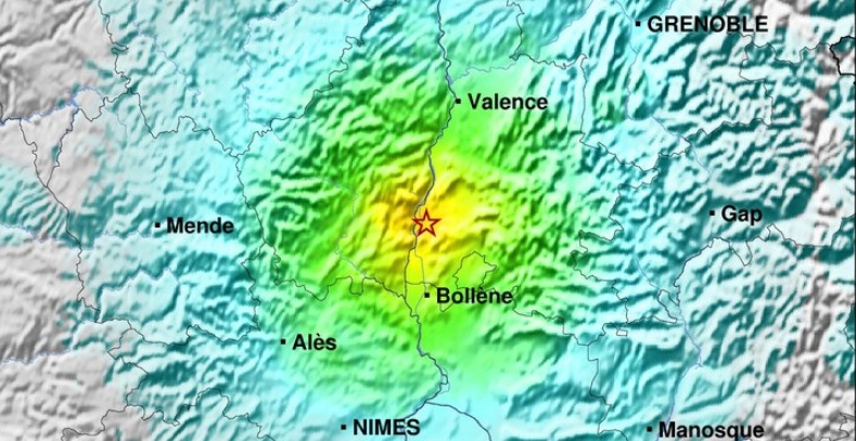Unusually strong M5.4 earthquake hits France, injuring 4 peeople