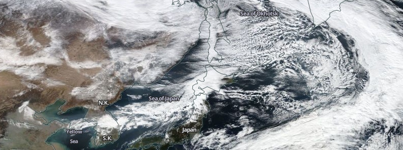 ‘Bomb cyclone’ over Russian Far East to dump heavy snow to Japan