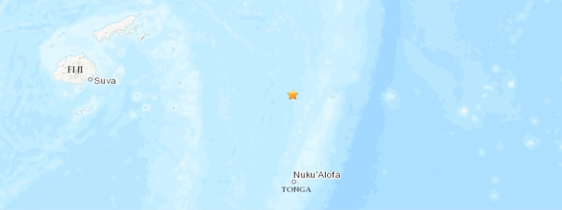 Strong and shallow M6.6 earthquake hits Tonga