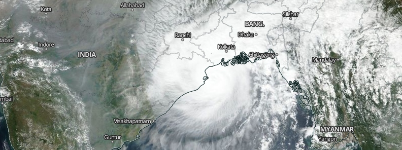 Tropical Cyclone “Matmo” (Bulbul) makes landfall over Indo-Bangladesh coast