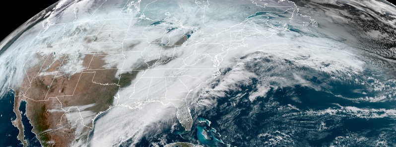 Severe storms claim 16 lives across the South and Midwest, snow squalls barrel through the Northeast, U.S.