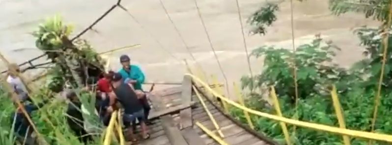 9 dead after bridge collapses over swollen river in Bengkulu, Indonesia