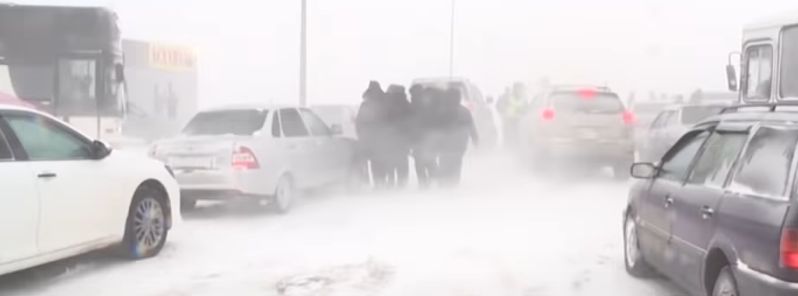 Capital Nur-Sultan under state of emergency as powerful winter storm hits Kazakhstan
