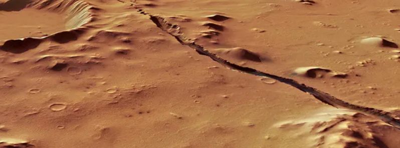 First active fault zone spotted on Mars