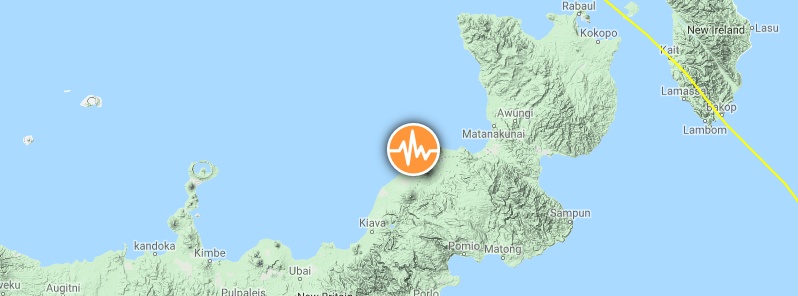 M6.0 earthquake hits New Britain Region at intermediate depth, Papua New Guinea