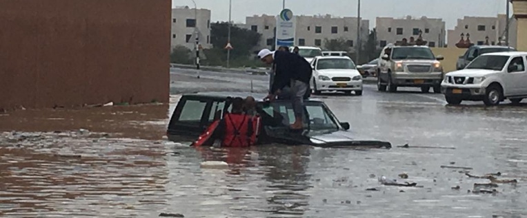 Oman hit by 4 months’ worth of rain in 1 day, severe flash floods and freezing temperatures