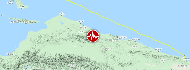 Shallow M6.0 earthquake hits Papua, Indonesia