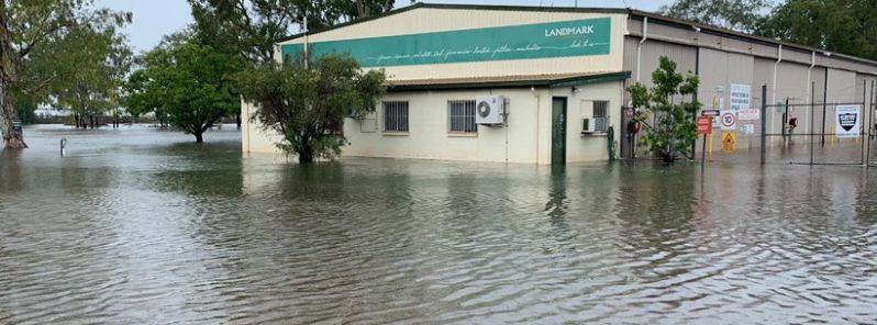 Heavy monsoon rains drench Queensland, causing widespread floods, Australia