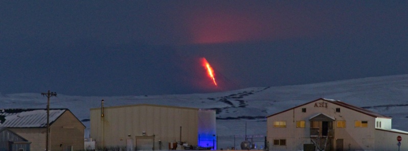 Eruption at Shishaldin intensifies, Aviation Color Code raised to Red, Alaska