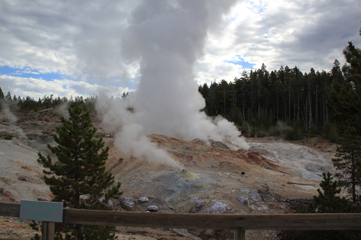 Yellowstone’s Steamboat Geyser smashes previous record of eruptions for a calendar year