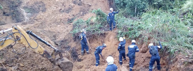 At least 22 dead or missing following severe flash floods and landslides in Colombia