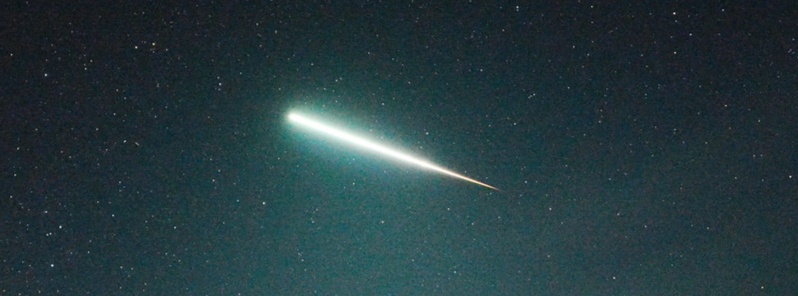 Bright fireball over the Urals, Russia